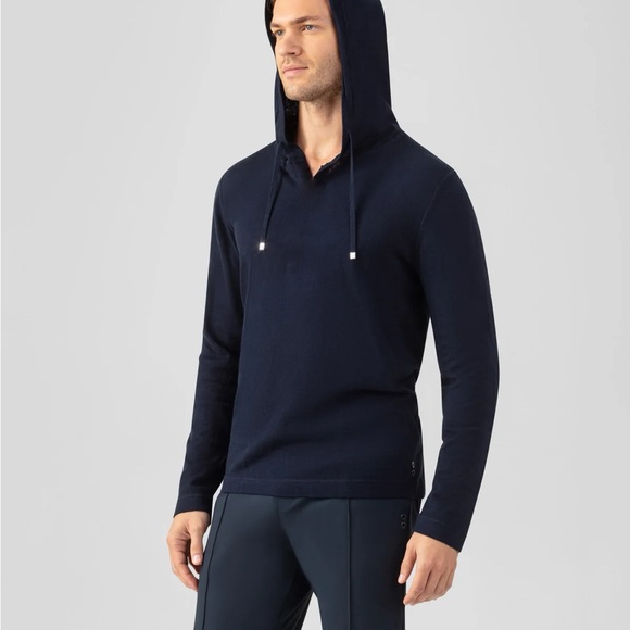 Ron Dorff Classic Navy Hoodie for Men - Picture 1 of 6